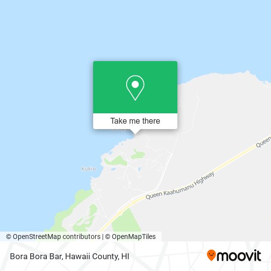 Bora Bora Bar map