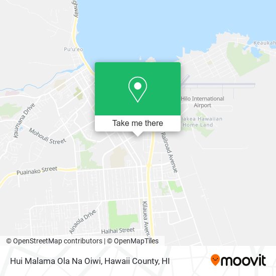 Hui Malama Ola Na Oiwi map