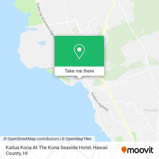 Kailua Kona At The Kona Seaside Hotel map