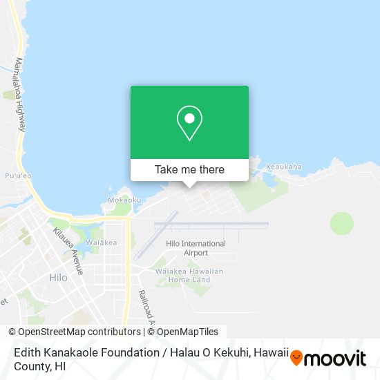 Edith Kanakaole Foundation / Halau O Kekuhi map