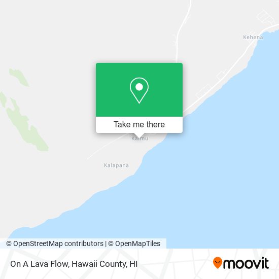 On A Lava Flow map
