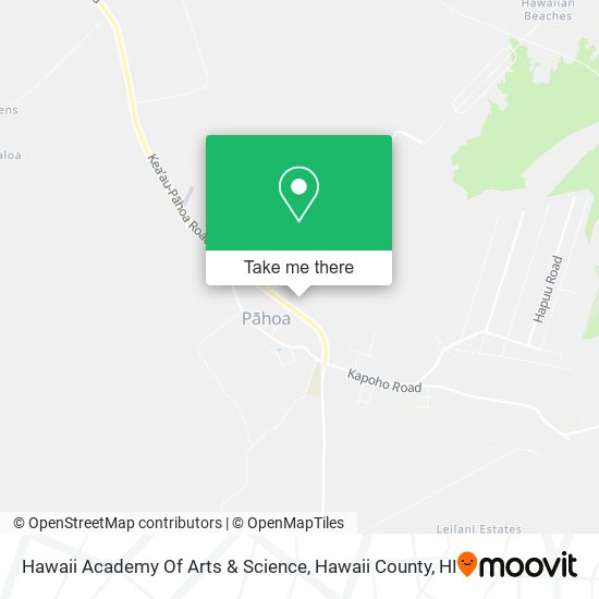 Hawaii Academy Of Arts & Science map