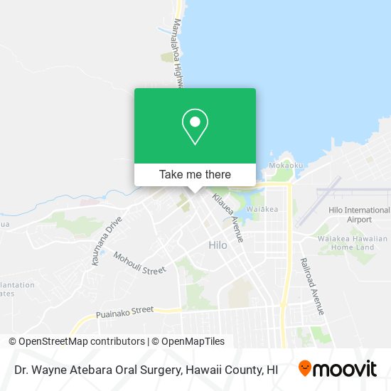 Dr. Wayne Atebara Oral Surgery map