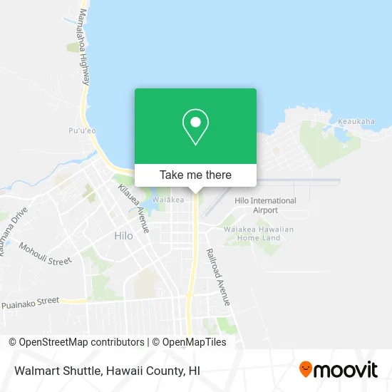Walmart Shuttle map