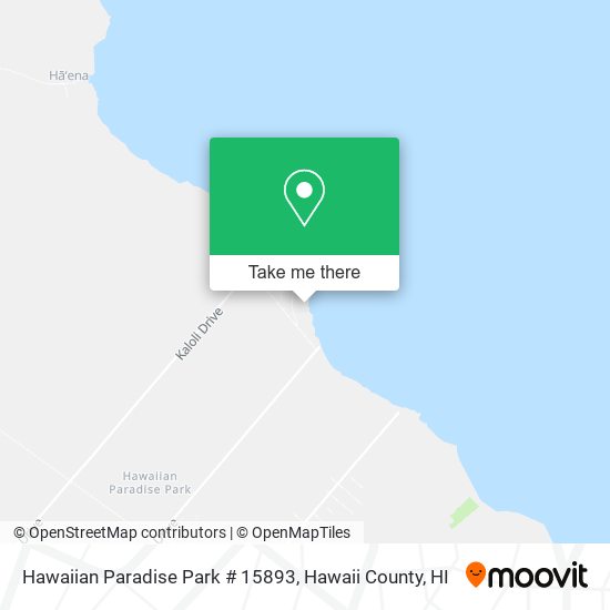 Hawaiian Paradise Park # 15893 map