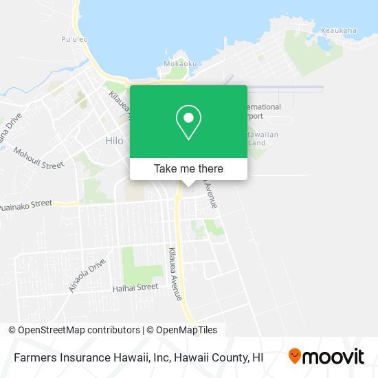Farmers Insurance Hawaii, Inc map