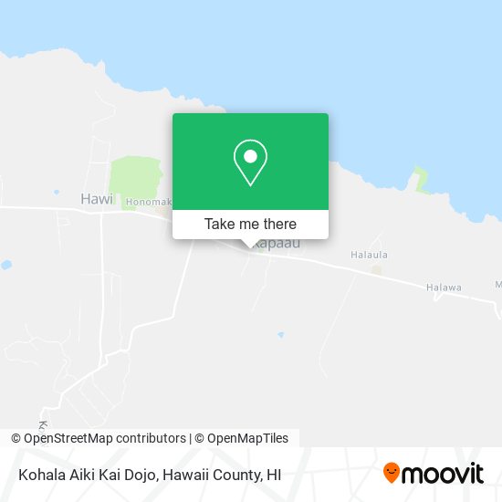 Kohala Aiki Kai Dojo map