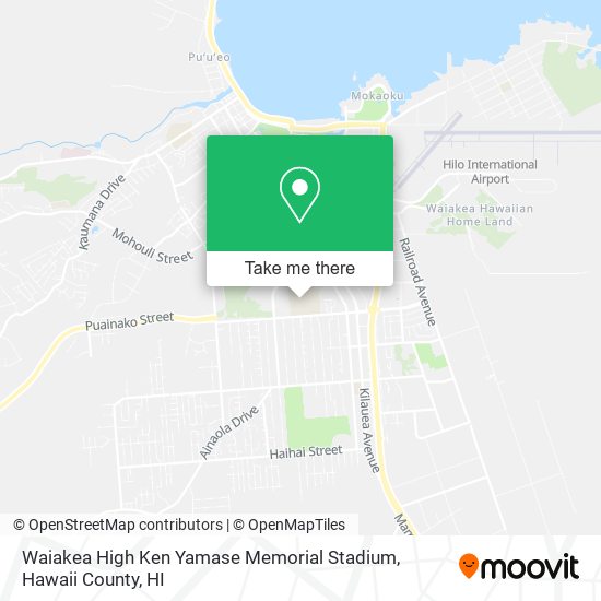 Mapa de Waiakea High Ken Yamase Memorial Stadium