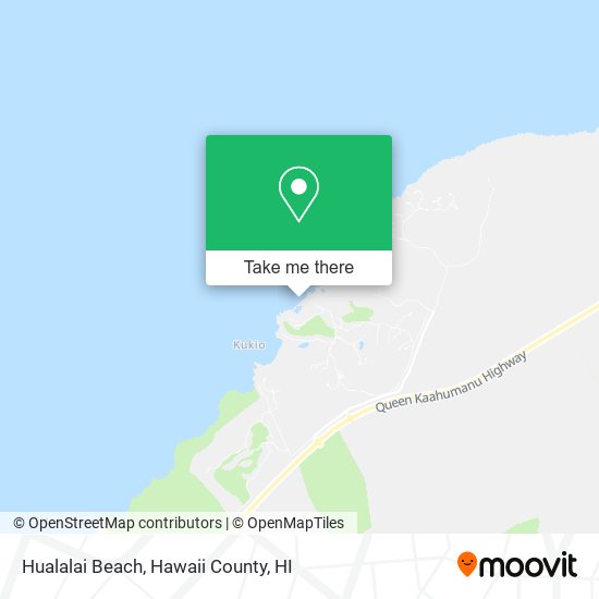 Hualalai Beach map