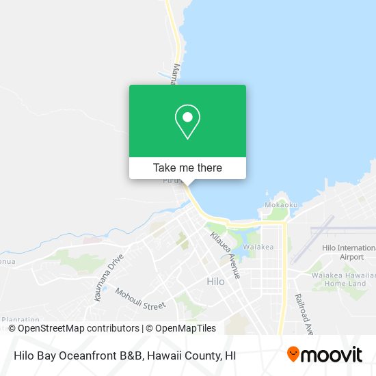 Hilo Bay Oceanfront B&B map