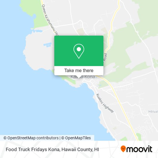 Food Truck Fridays Kona map
