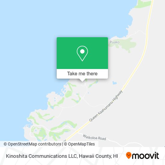 Kinoshita Communications LLC map
