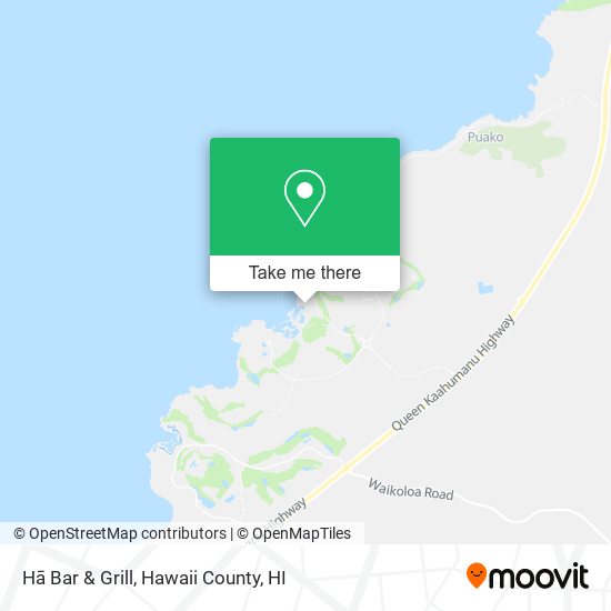 Hā Bar & Grill map