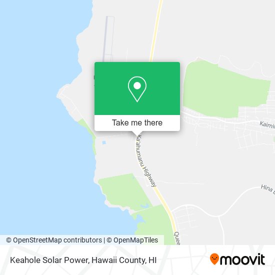 Keahole Solar Power map
