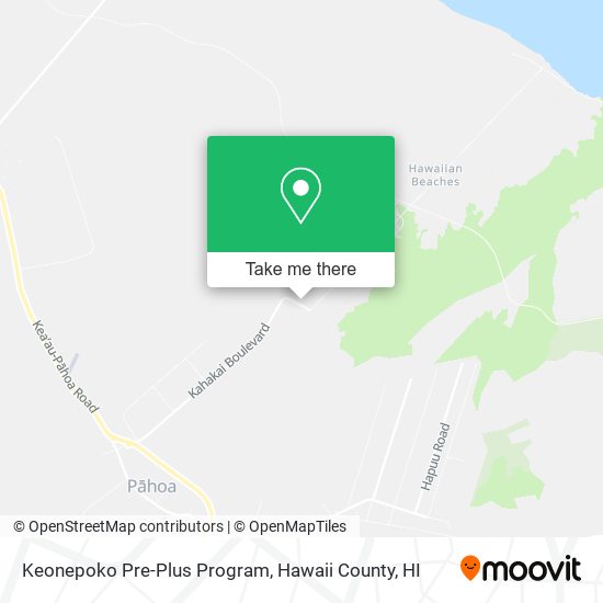 Keonepoko Pre-Plus Program map