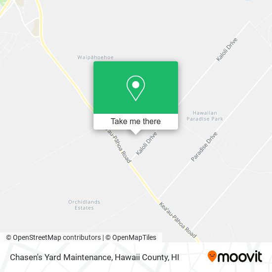 Chasen's Yard Maintenance map