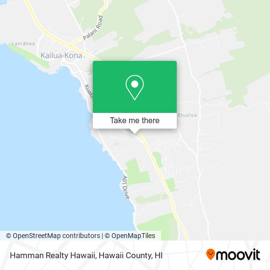 Hamman Realty Hawaii map