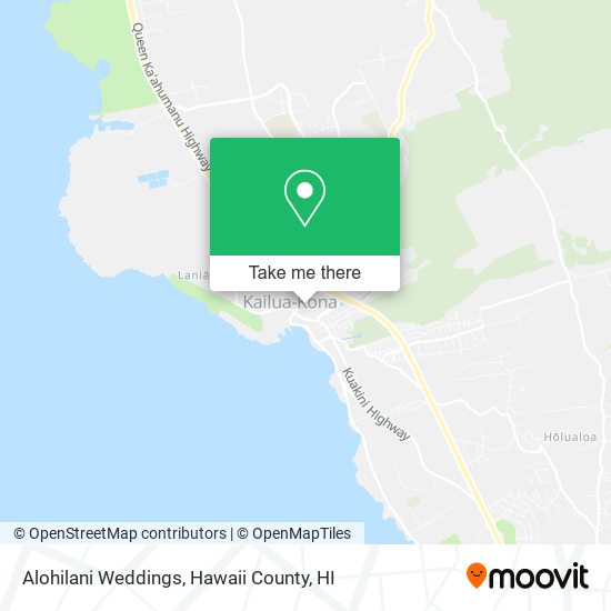 Alohilani Weddings map
