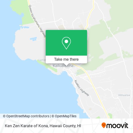 Ken Zen Karate of Kona map