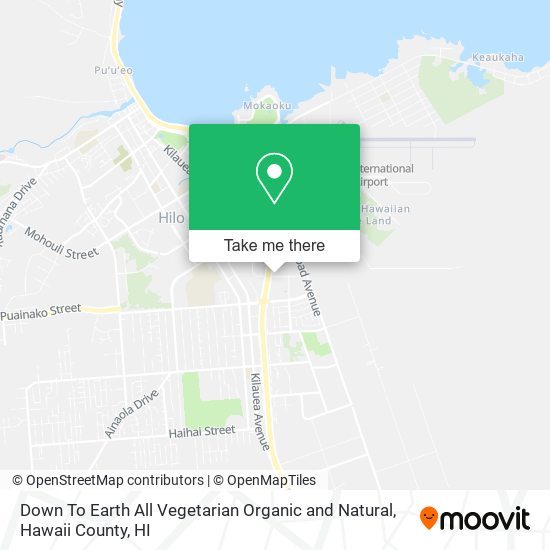 Down To Earth All Vegetarian Organic and Natural map