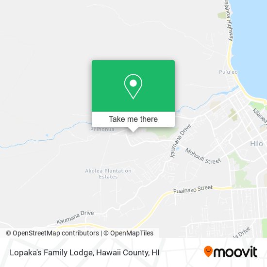 Lopaka's Family Lodge map