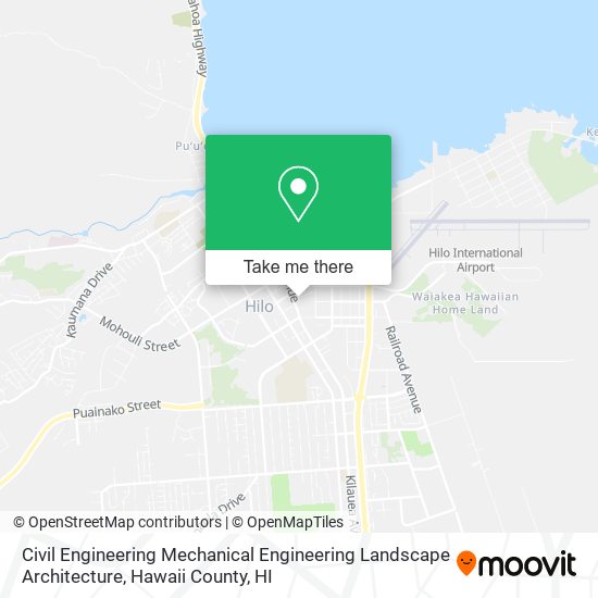 Mapa de Civil Engineering Mechanical Engineering Landscape Architecture