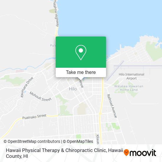 Hawaii Physical Therapy & Chiropractic Clinic map