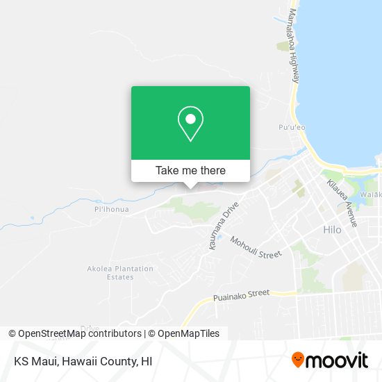 KS Maui map