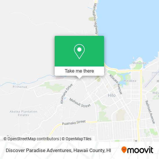 Discover Paradise Adventures map