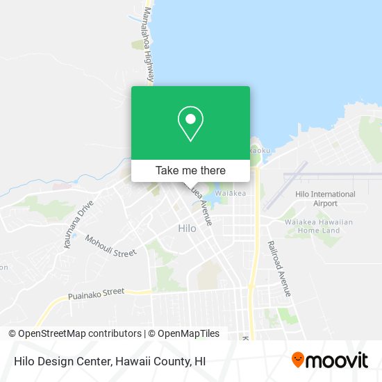Hilo Design Center map
