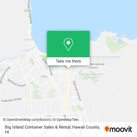 Big Island Container Sales & Rental map