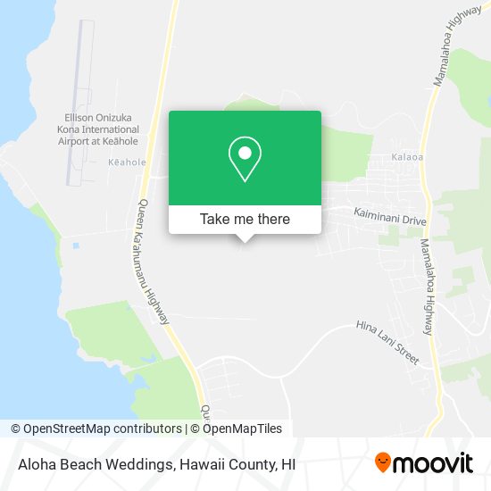 Aloha Beach Weddings map