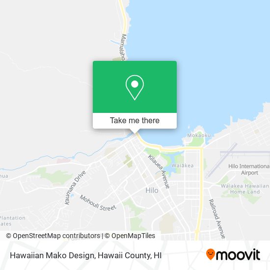 Hawaiian Mako Design map