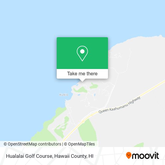 Hualalai Golf Course map