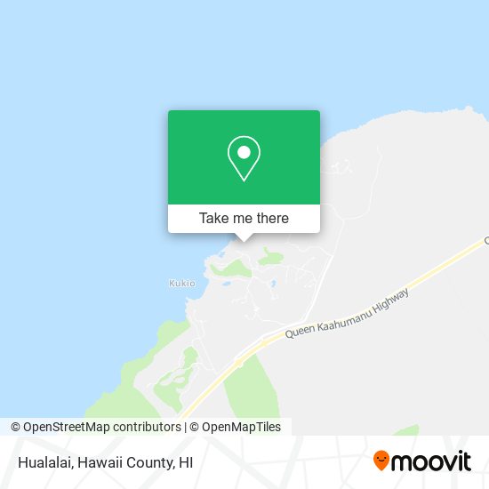 Hualalai map