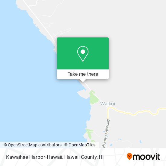 Kawaihae Harbor-Hawaii map