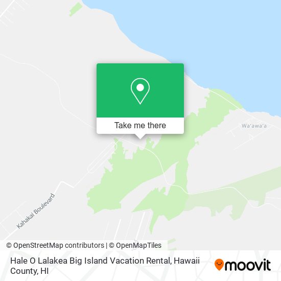 Hale O Lalakea Big Island Vacation Rental map
