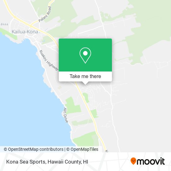 Kona Sea Sports map