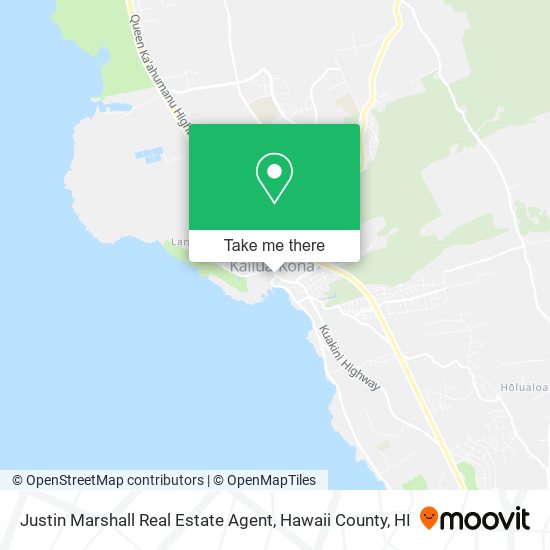 Justin Marshall Real Estate Agent map