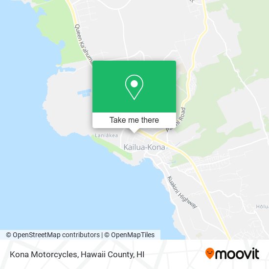 Kona Motorcycles map
