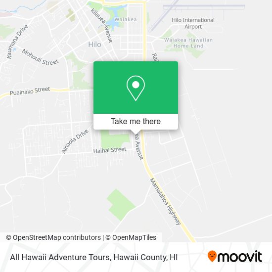 All Hawaii Adventure Tours map