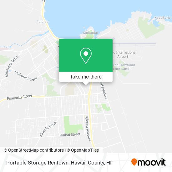 Portable Storage Rentown map