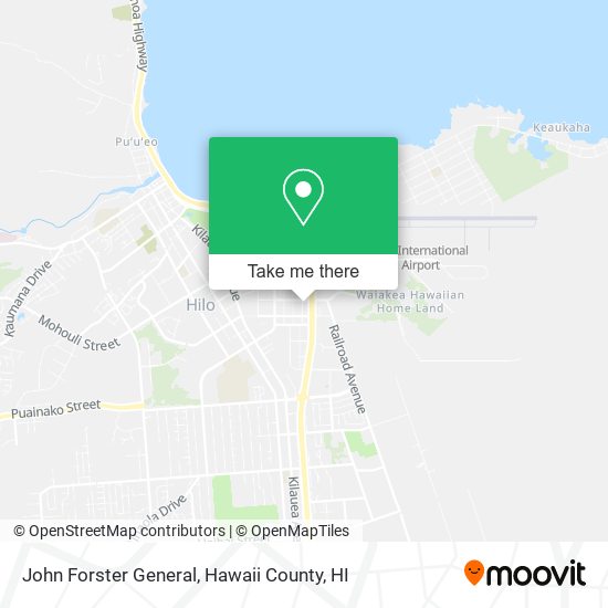 Mapa de John Forster General