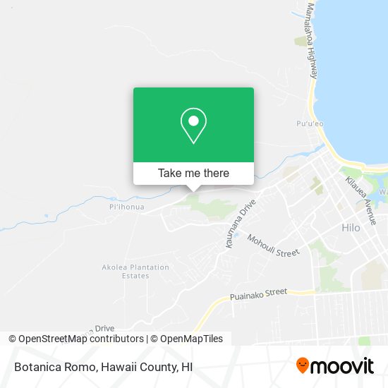 Botanica Romo map