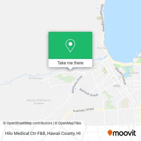 Mapa de Hilo Medical Ctr-F&B