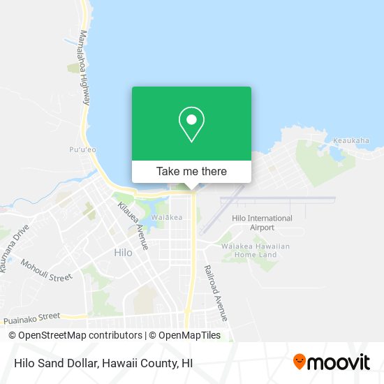Hilo Sand Dollar map
