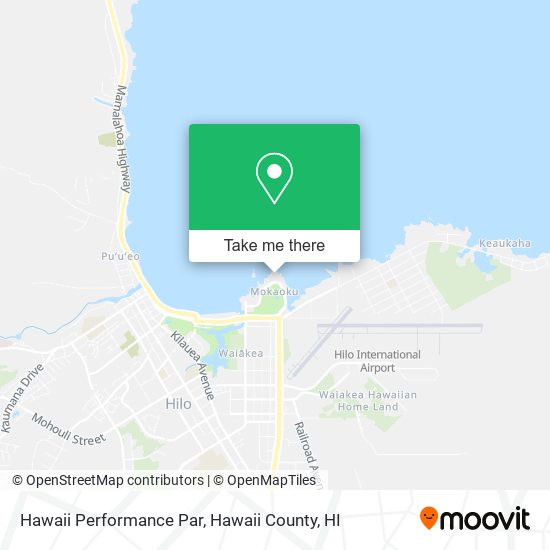 Hawaii Performance Par map