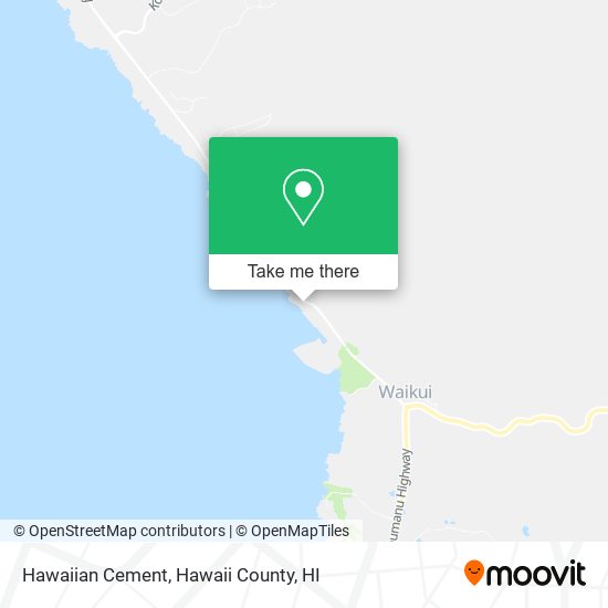 Hawaiian Cement map