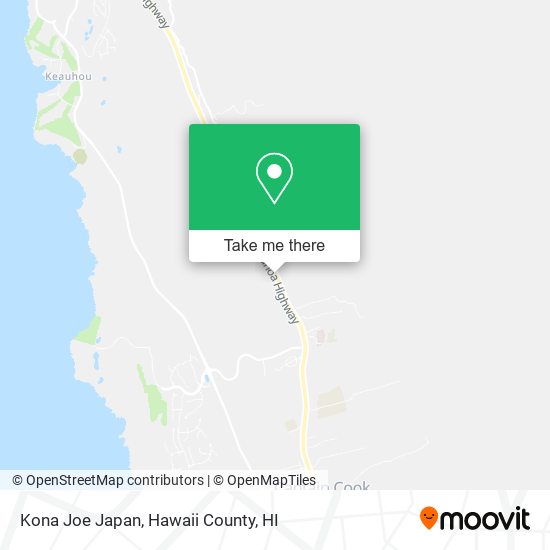Mapa de Kona Joe Japan