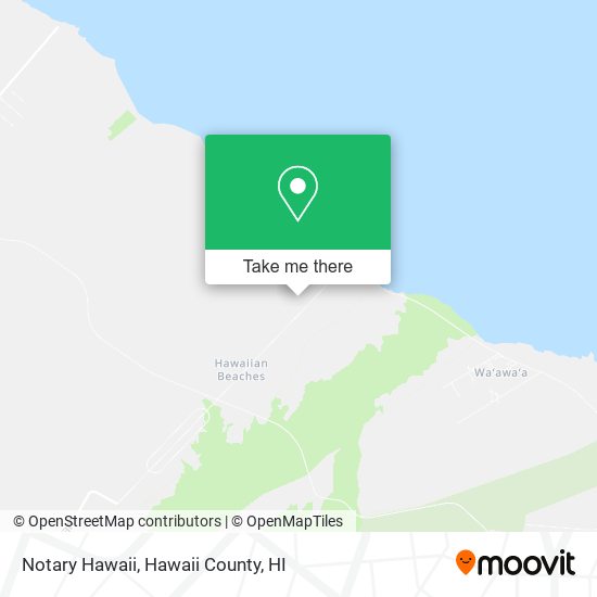 Notary Hawaii map